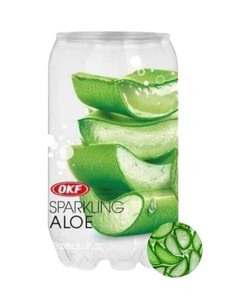 Napój koreański okf aloesowy gazowany soda musująca sparkling puszka 350ml