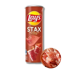 Lay’s Stax Spanish Ham chińskie chipsy o smaku szynki 90g
