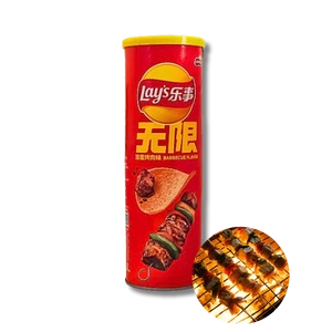 Lay’s Stax Sizzled Barbecue chińskie chipsy o smaku BBQ 90g